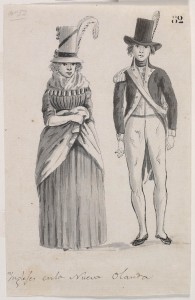 English officer & lady a756004h
