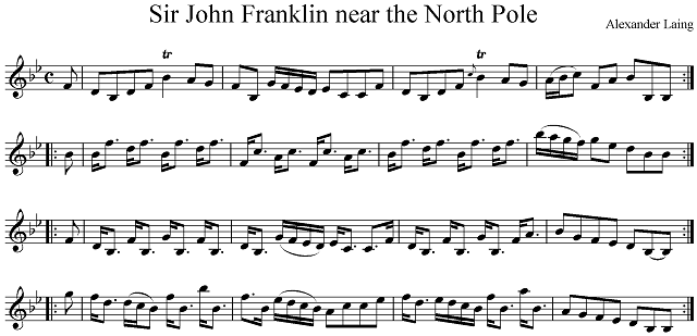 "Sir John Franklin near the North Pole". Transcribed by Roland Clarke from Alexander Laing's manuscript in the Tasmanian Archives.