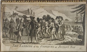 Landing of convicts at Botany Bay_Tench